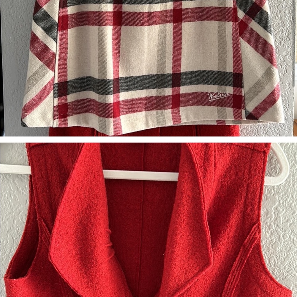Selling both these items together, that’s how I wore it. Vest M. & skirt is 4.